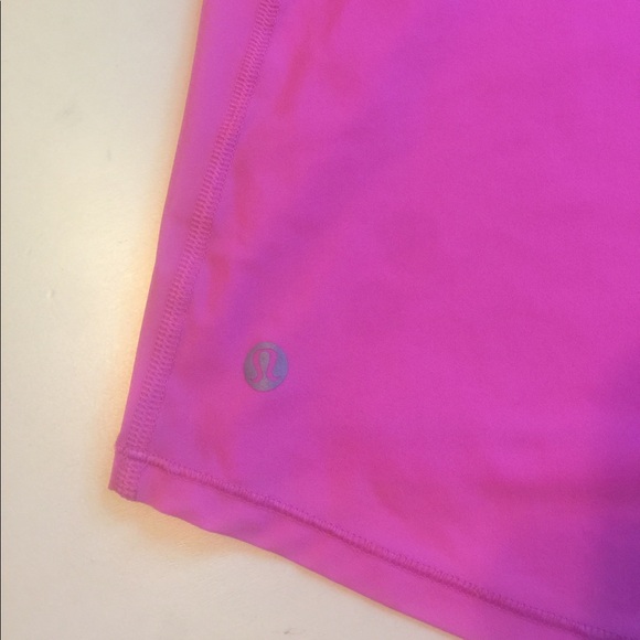 Lululemon pink and white mesh tank. - Picture 6 of 6